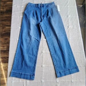 Bagatelle Collection NY Wide Leg Jeans Women’s One Size 31x31 Artisanal Dye NWT